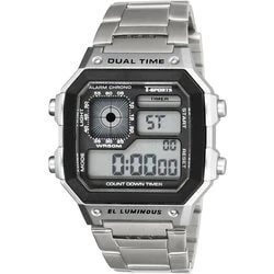 CREPHA TS-D306-SV Digital Metal Band Stylish Design Water Resistant LED Display Lightweight Comfort - Image 3