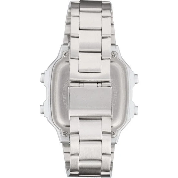 CREPHA TS-D306-SV Digital Metal Band Stylish Design Water Resistant LED Display Lightweight Comfort - Image 5