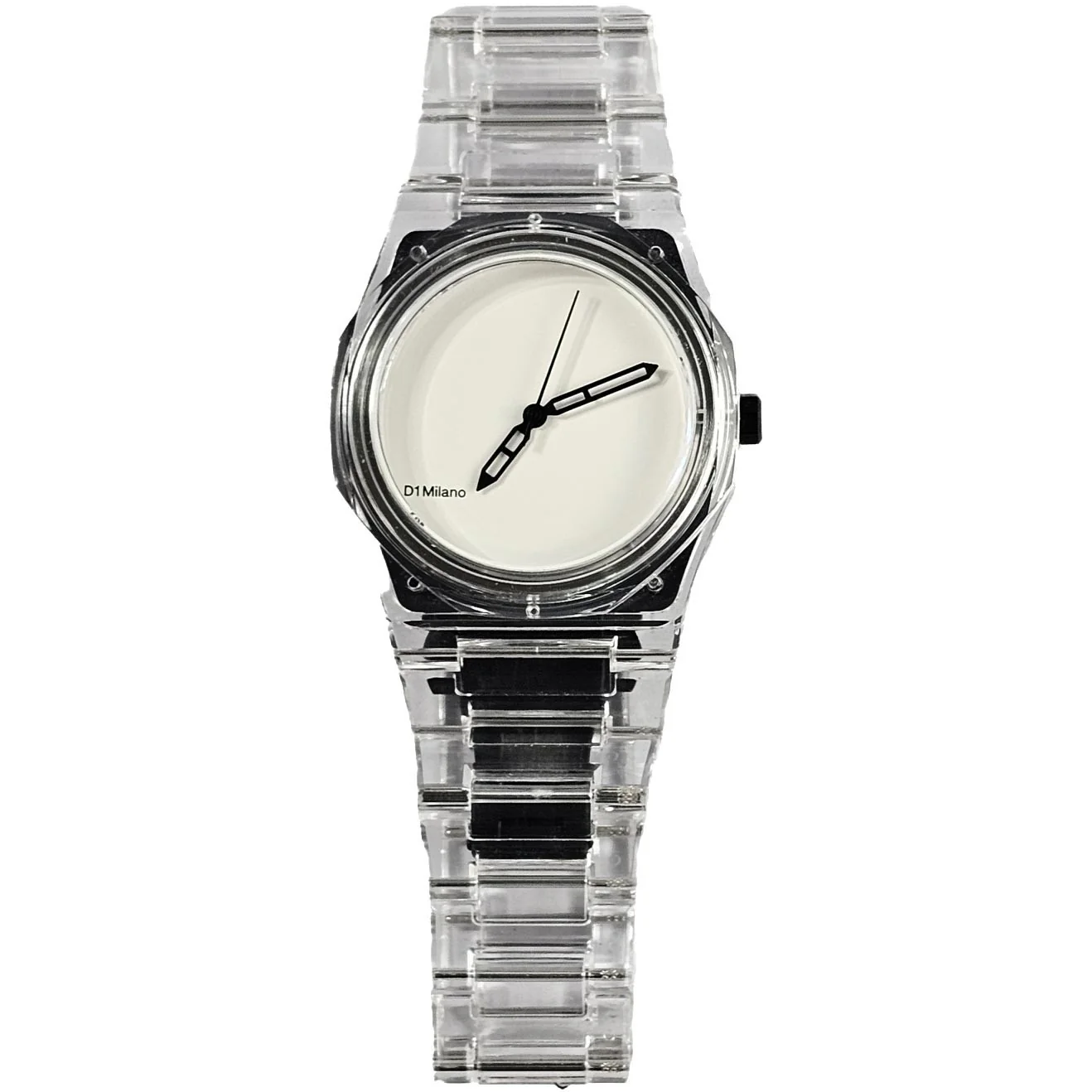 D1 Milano NYBJ01 Stylish Stainless Steel Case Elegant Leather Strap Japanese Movement Water Resistant