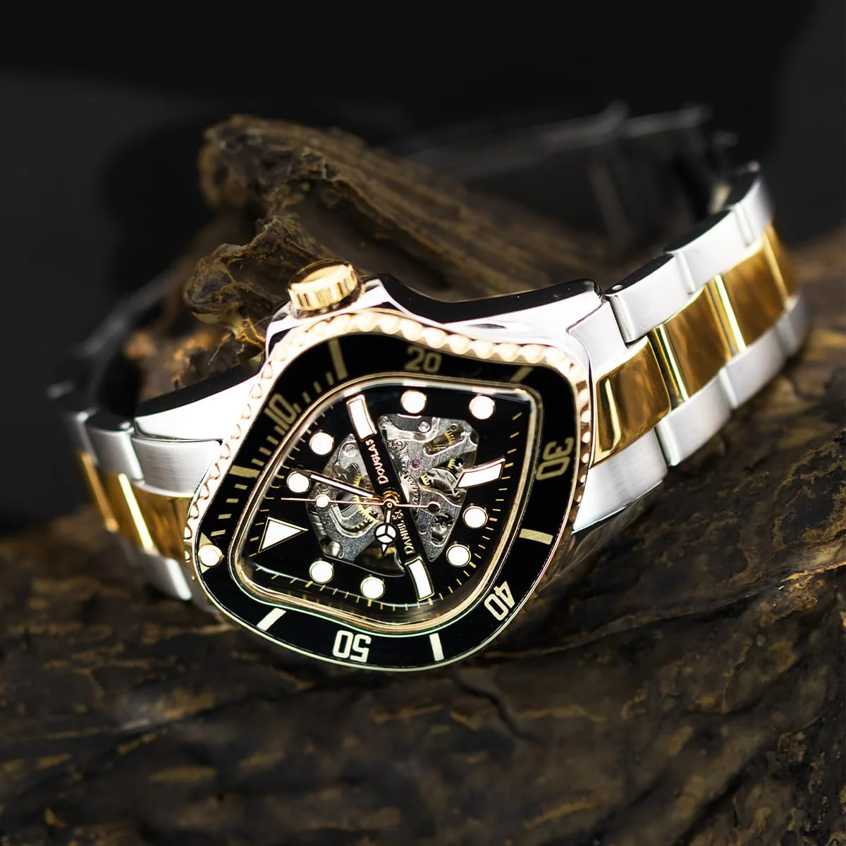 DANIEL AND DOUGLAS BROKEN MARINE DD8811-SGBK Automatic Watch - Image 3