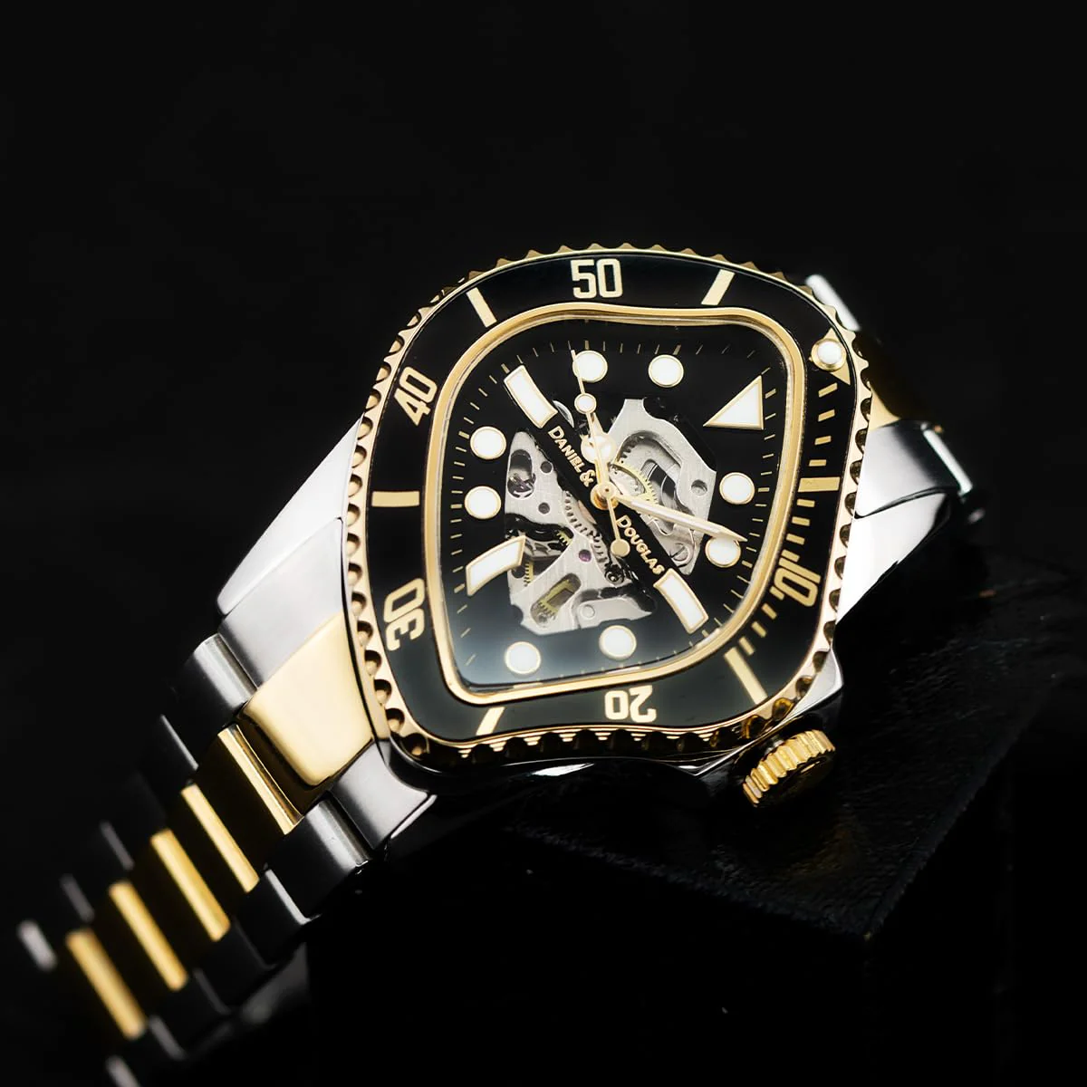 DANIEL AND DOUGLAS BROKEN MARINE DD8811-SGBK Automatic Watch - Image 4