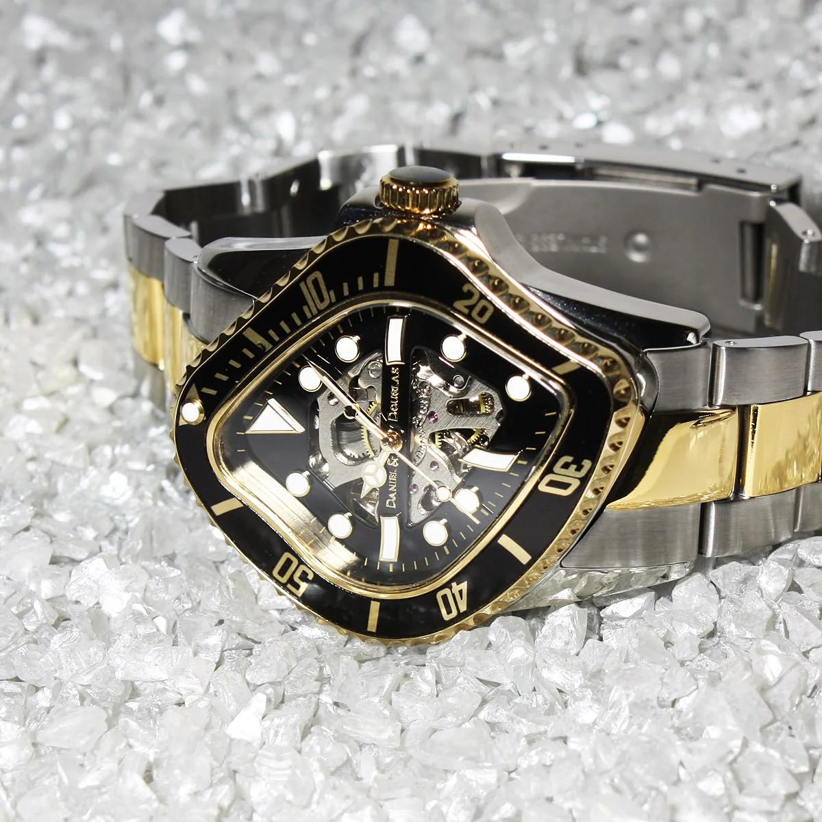 DANIEL AND DOUGLAS BROKEN MARINE DD8811-SGBK Automatic Watch - Image 5