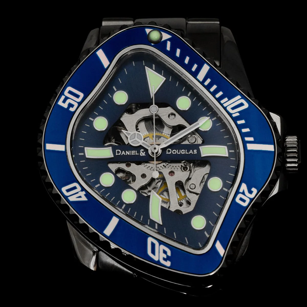 DANIEL AND DOUGLAS BROKEN MARINE DD8811-SVBL Automatic Watch - Image 5