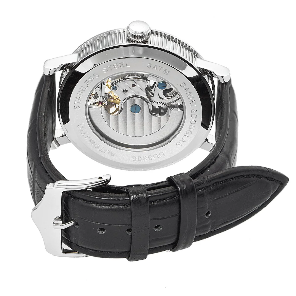 DANIEL AND DOUGLAS DD8806-BK Automatic Skeleton Men's Watch - Image 3