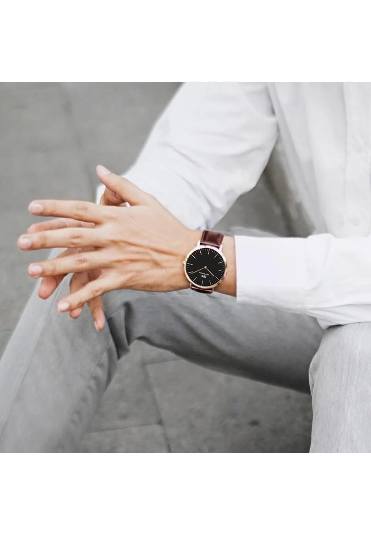 DANIEL WELLINGTON Classic Bristol DW00100125 Black Dial Watch - Image 3