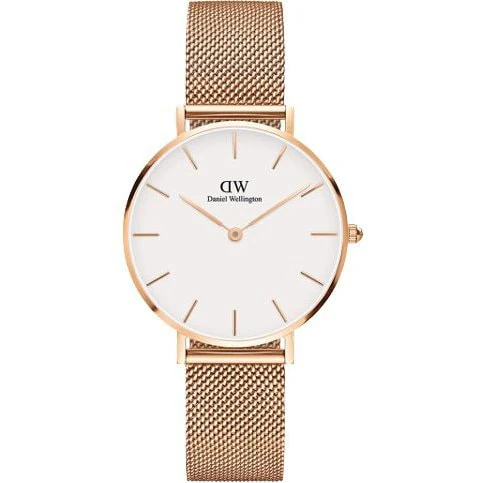 Daniel Wellington DW00100163 Elegant Petite Melrose Rose Gold 32mm White Dial Classic Design 2-Year Warranty - Image 3