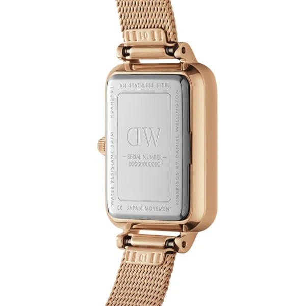 Daniel Wellington DW00100687 Quadro Roman 20x26 RG WH Ladies - Image 3