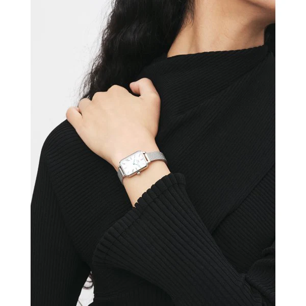 Daniel Wellington DW00100690 Quadro Roman 20x26 S WH Ladies - Image 4