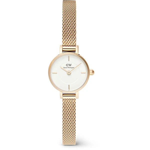 Daniel Wellington DW00100745 Petite Mini Evergold Gold 19mm Mesh Strap Elegant Design 2-Year Warranty Perfect for - Image 3