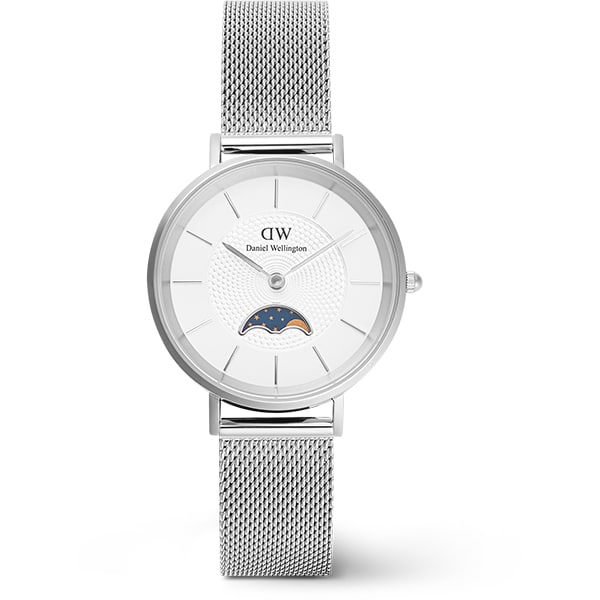 Daniel Wellington DW00100772 Daniel Wellington Petite Moonphase 32mm SWH White Watch - Elegant Women's Timepiece