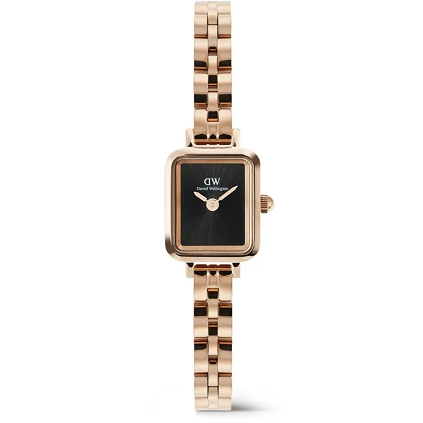 Daniel Wellington DW00100848 Elegant Quadro Mini 15.4x18.2mm Rose Gold Black Dial Authentic 2-Year Warranty - Image 3