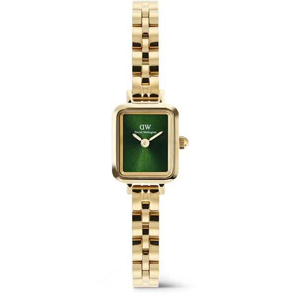 Daniel Wellington DW00100852 Elegant Quadro Mini 15.4x18.2mm Rose Gold Emerald Dial Authentic 2-Year Warranty - Image 3