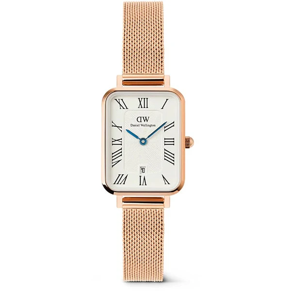 Daniel Wellington DW00100860 Elegant Rose Gold Case White Dial 20x26mm Water Resistant 2-Year Warranty - Image 3