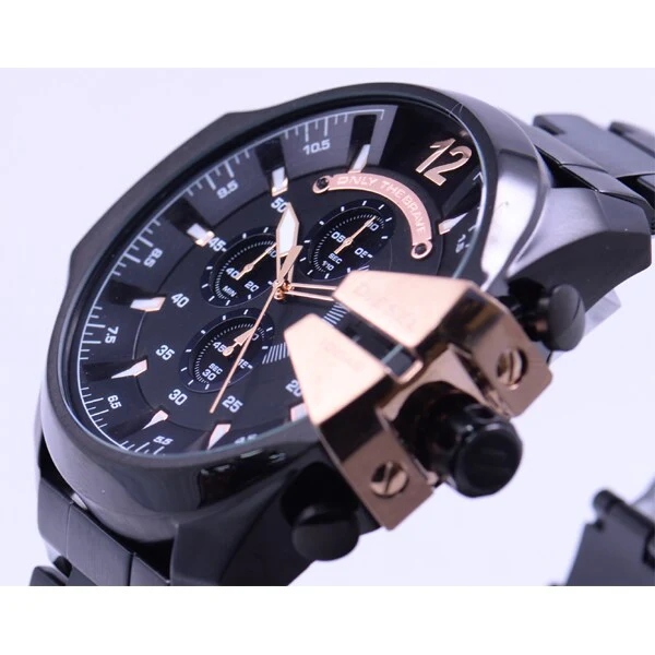DIESEL DZ4309 Mega Chief Chronograph Stainless Steel Water Resistant 1-Year Warranty