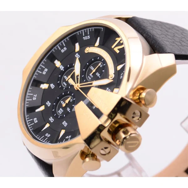 DIESEL DZ4344 Mega Chief Chronograph Stainless Steel Water Resistant 1-Year Warranty