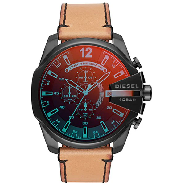 DIESEL DZ4476 Mega Chief Chronograph Stainless Steel Water Resistant 1-Year Warranty