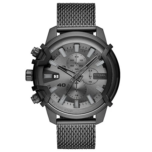 DIESEL DZ4536 Stylish Men's Metal Band Water Resistant Chronograph 1-Year Warranty Imported