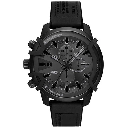 DIESEL DZ4556 Bold Men's Rubber Band Watch Water Resistant Stylish Design 1-Year Warranty