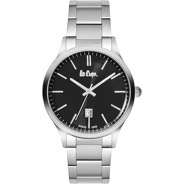 DOLCE SEGRETO NCH100BK Elegant Ladies' Watch with Stylish Black Leather Strap, Water Resistant Design, and Precision Quartz Movement for Timeless Sophistication