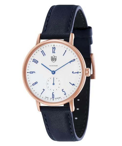 DUFA DF90010L GROPIUS Dial: White × Band: Blue [Genuine Product]