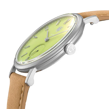 DUFA DF90010V Green Dial Beige Strap Elegant Design Automatic Movement Stylish Timepiece - Image 2