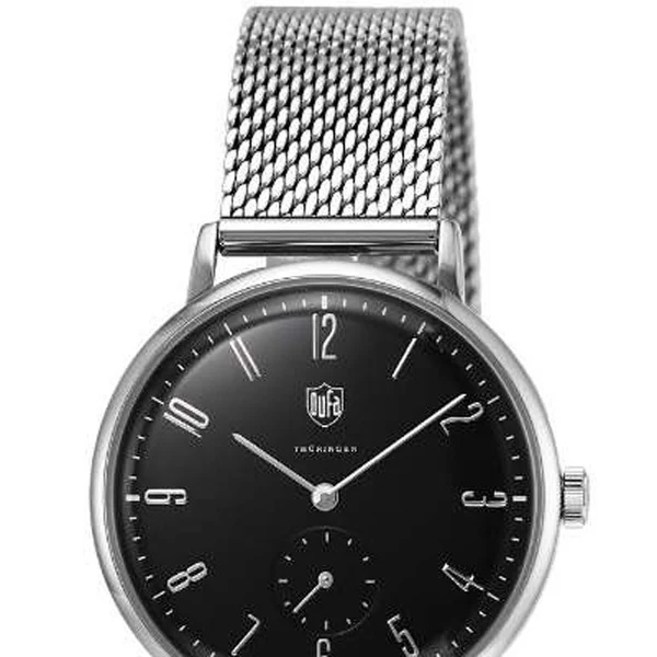 DUFA DF900111 Elegant Design Automatic Movement Water Resistant Stainless Steel Case Leather Strap - Image 3