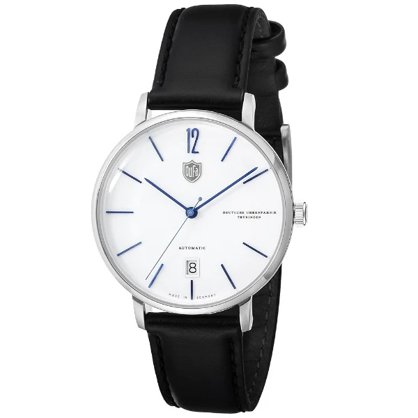 DUFA DF901102 Elegant Design Swiss Movement Water Resistant Leather Strap Stylish Timepiece