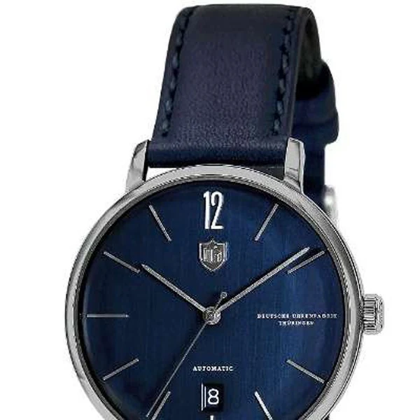 DUFA DF9011NV Elegant Design Automatic Movement Water Resistant Stylish Leather Strap - Image 3