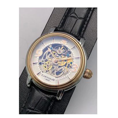 Earnshaw ES-8011-06 Longcase Automatic Men's Watch Elegant Design Durable Stainless Steel Classic Style