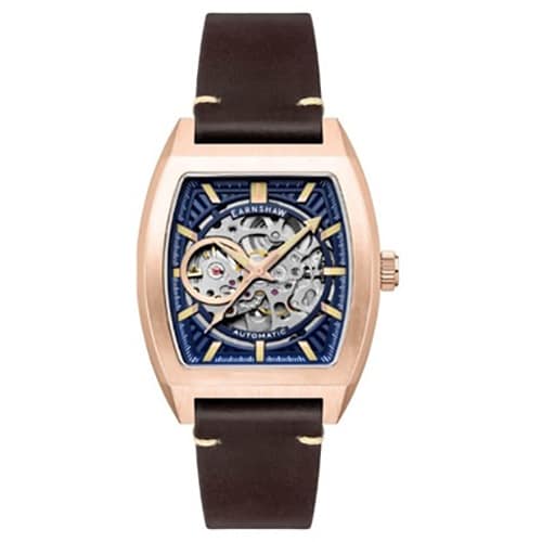Earnshaw ES-8302-04 Automatic Skeleton Watch Elegant Tonneau Design 2-Year Warranty Premium Craftsmanship - Image 3