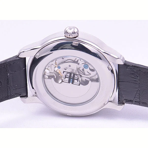 EARNSHAW ES-8006-04 Men's Longitude Automatic Watch with Genuine Leather Strap, Water Resistant, Elegant Design for Everyday Wear - Image 3