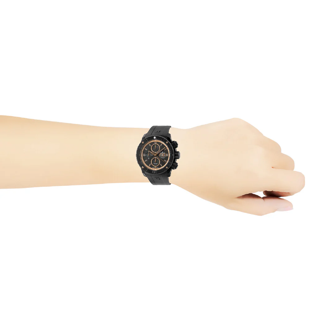 EDOX 01114357RNNIRR Chronoffshore-1 Swiss Automatic Water Resistant Chronograph Durable Design Stylish Black Dial - Image 4