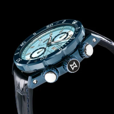Edox Firmament Sea to Sky 01122-357BU8-BUIN8 Chronograph Automatic Limited Edition Quartz Unisex Watch - Image 3