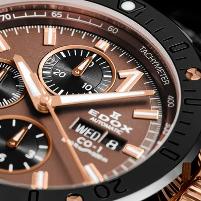 Edox Chronograph AUTOMATIC SUNSET Special Edition 01122-37R-BRIRGM - Image 2