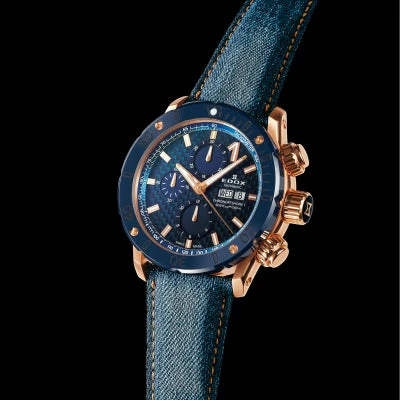 Edox Chronograph Automatic 01122-37RBU3-BUIR3-D - Image 2