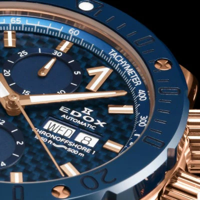 Edox Chronograph Automatic 01122-37RBU3-BUIR3-D - Image 3