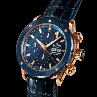 Edox Chronograph Automatic 01122-37RBU3-BUIR3-L - Image 3