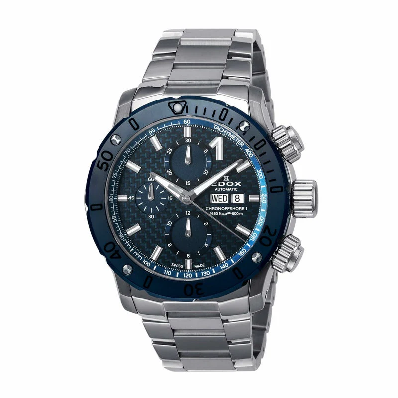 Edox Chronograph Automatic 01122-3BU3M-BUIN3