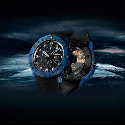 Edox Carbon CHRONOGRAPH AUTOMATIC 01125-CLNBUN-NINBU - Image 2
