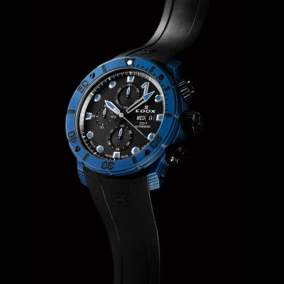 Edox Carbon CHRONOGRAPH AUTOMATIC 01125-CLNBUN-NINBU - Image 3
