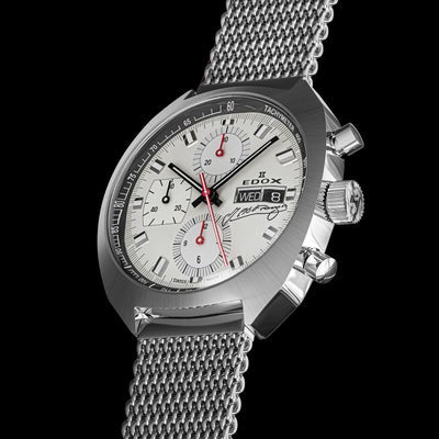 Edox Sportsman Chronograph 01132-3G-BEAN Automatic Fangio Limited Edition Quartz Unisex Watch - Image 2