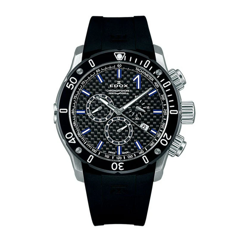 Edox Chronorally 10221-3-NIBU2 Chronograph Quartz Men Unisex Watch