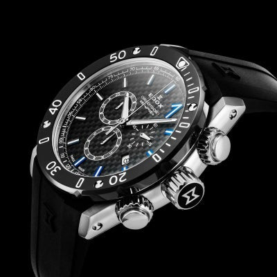 Edox Chronorally 10221-3-NIBU2 Chronograph Quartz Men Unisex Watch - Image 3