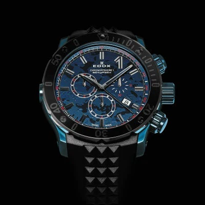 Edox CHRONOGRAPH SPECIAL Edition 10221-37BU5-BUM5 - Image 2
