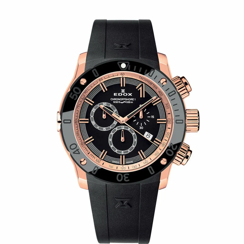 Edox Chronorally 10221-37R-NIR Chronograph Quartz Men Unisex Watch