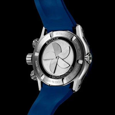 Edox Chronograph 10221-3BU3-BMOPD1 Japan Limited Edition Quartz Men Unisex Watch - Image 4