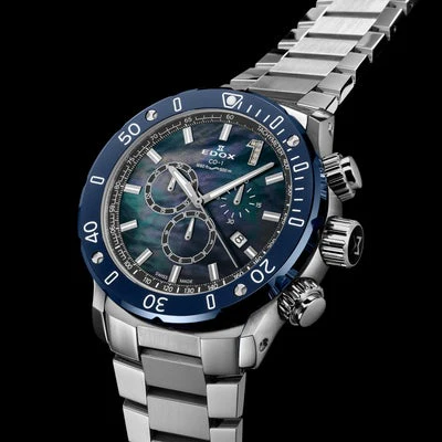 Edox Chronograph 10221-3BU3M-BMOPD1 Japan Limited Edition Quartz Watch for Men/Unisex - Image 3
