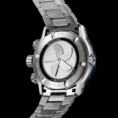 Edox Chronograph 10221-3BU3M-BMOPD1 Japan Limited Edition Quartz Watch for Men/Unisex - Image 4