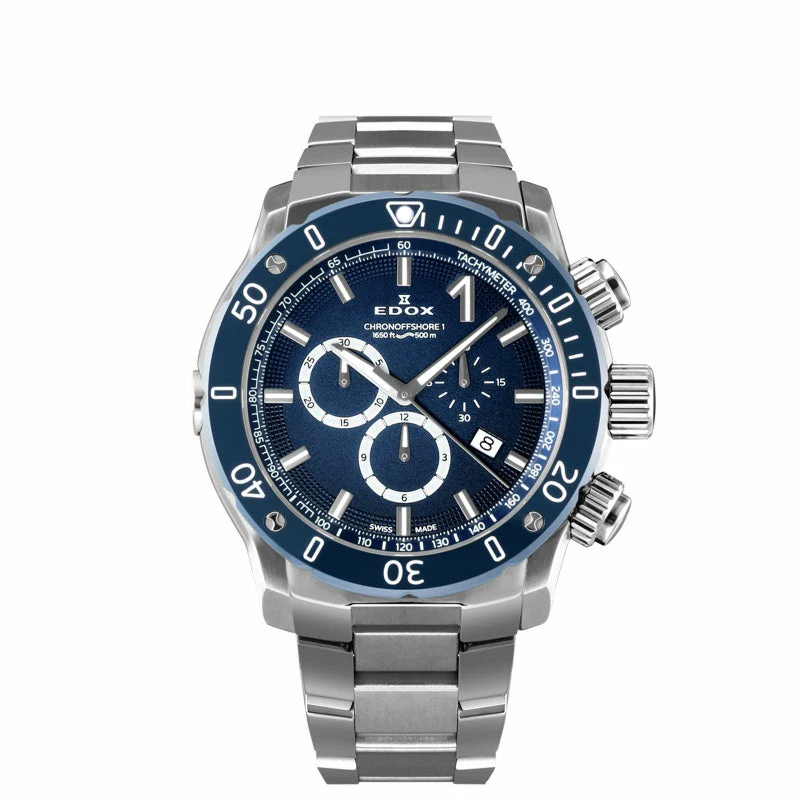 Edox Chronorally 10221-3BU3M-BUIN3 Chronograph Quartz Men Unisex Watch