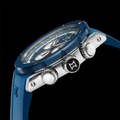 Edox Chronorally 10221-3BU9-BUIN9 Chronograph Quartz Men Unisex Watch - Image 3